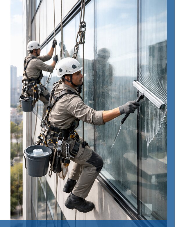 Мойка окон альпинистами в Анапе от 4673 р. | ВЫСОТНИК-Нпа