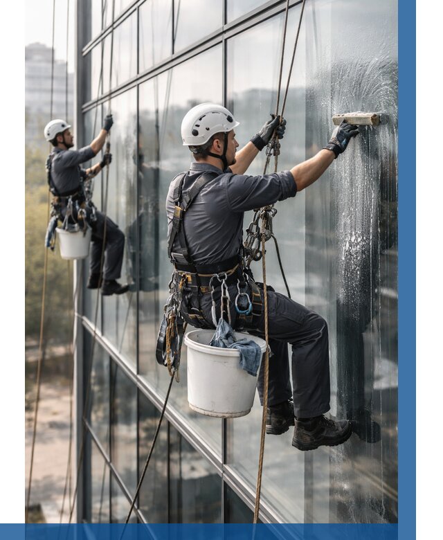 Мойка сплошного остекления в Анапе, заказать от 312 р.| ВЫСОТНИК-Нпа