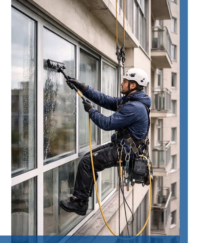 Мойка балконного остекления в Анапе от 3634 р. | ВЫСОТНИК-Нпа