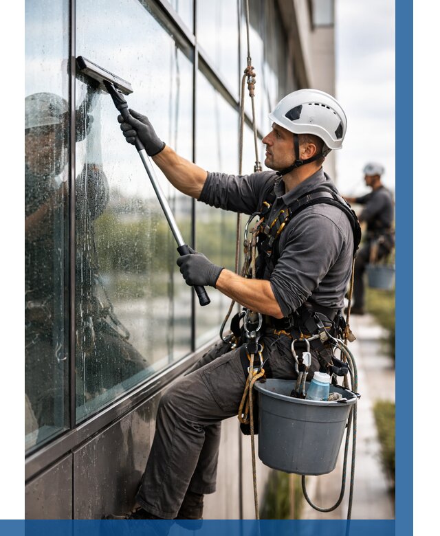 Мойка стеклянных фасадов в Анапе от 208 р. | ВЫСОТНИК-Нпа