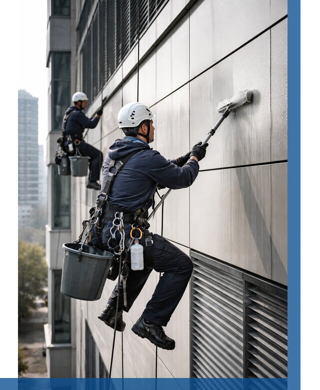 Мойка вентилируемого фасада в Анапе от 260 р. | ВЫСОТНИК-Нпа