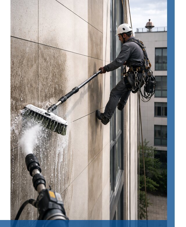 Мойка фасада из керамогранита в Анапе от 312 р. | ВЫСОТНИК-Нпа