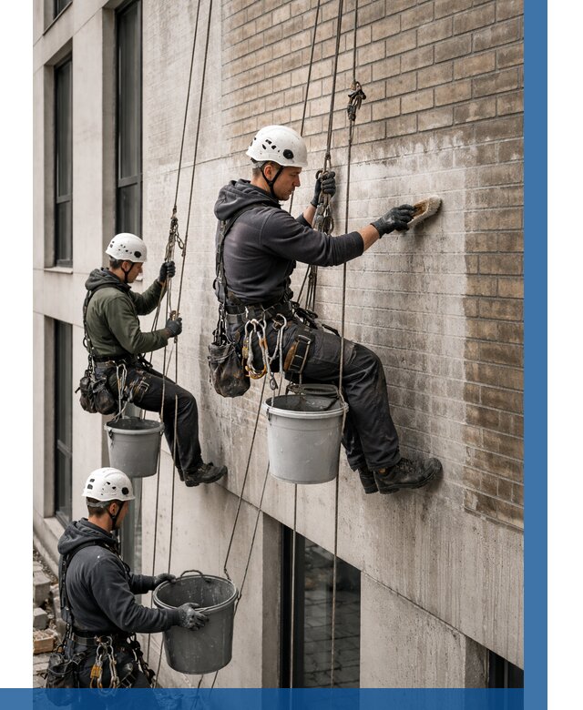 Удаление высолов с фасада в Анапе от 260 р. | ВЫСОТНИК-Нпа