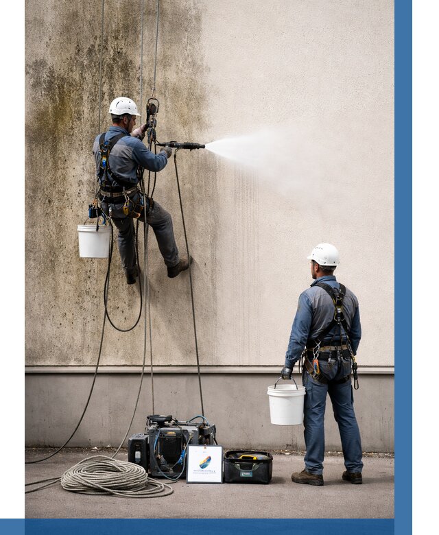 Очистка фасада от плесени в Анапе от 312 р. | ВЫСОТНИК-Нпа