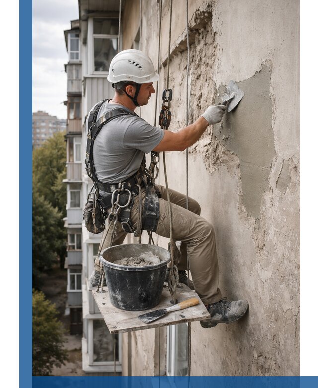 Восстановление фасадной штукатурки в Анапе с гарантией качества