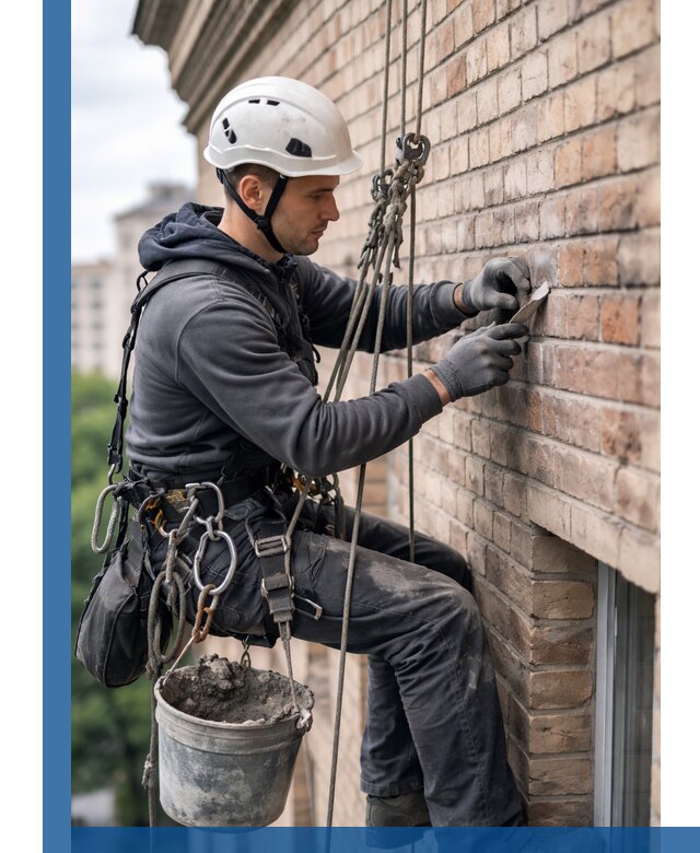 Качественный ремонт кирпичной кладки фасада в Анапе с гарантией