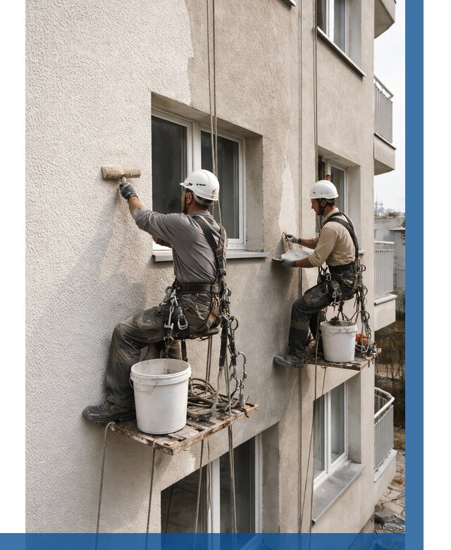 Нанесение короеда на фасад в Анапе от 467 р. | ВЫСОТНИК-Нпа