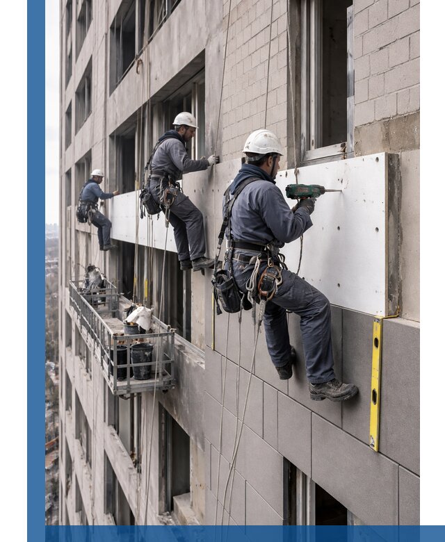 Монтаж фасадных термопанелей высокого качества в Анапе