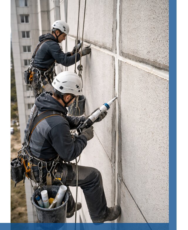 Герметизация межпанельных швов в Анапе от 727 р. | ВЫСОТНИК-Нпа
