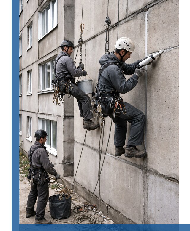 Герметизация межпанельных швов в Анапе с гарантией герметичности
