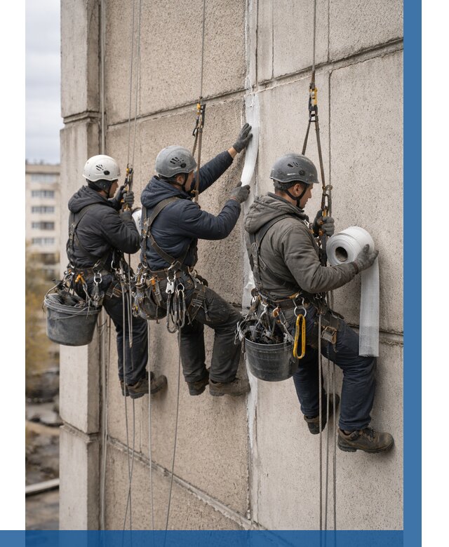 Ремонт межпанельных швов в Анапе от 779 р. | ВЫСОТНИК-Нпа