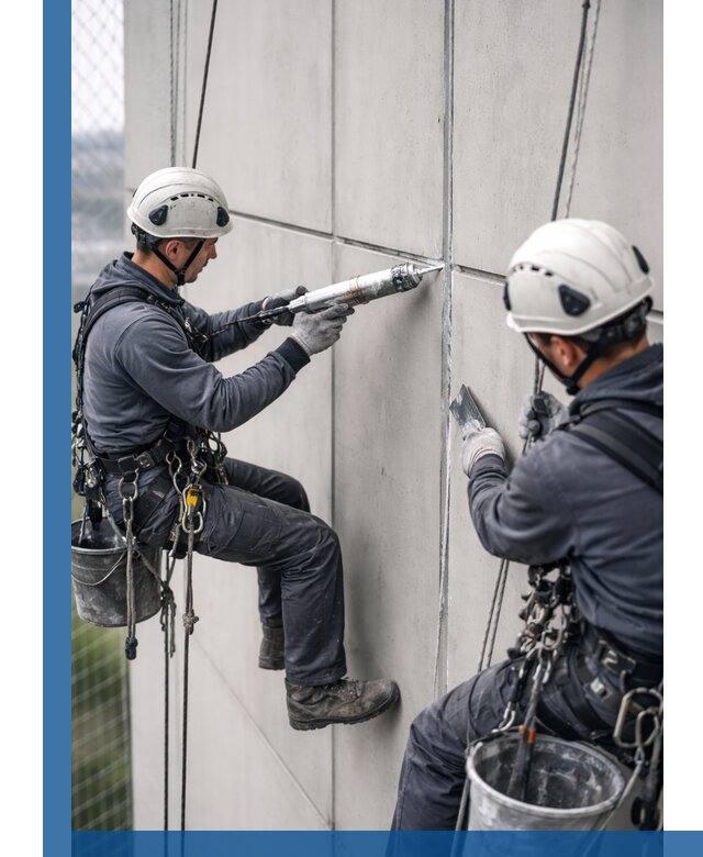 Первичная герметизация швов фасадов и кровель в Анапе