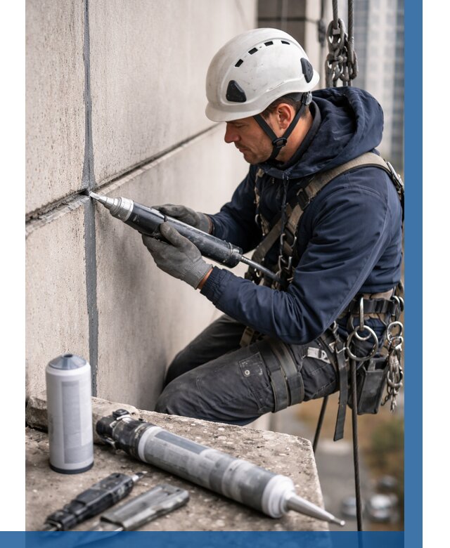 Вторичная герметизация швов в Анапе от 467 р. | ВЫСОТНИК-Нпа