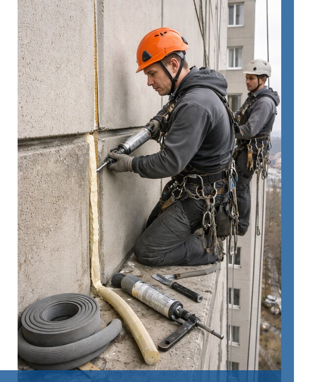 Теплый шов межпанельные швы в Анапе от 727 р. | ВЫСОТНИК-Нпа