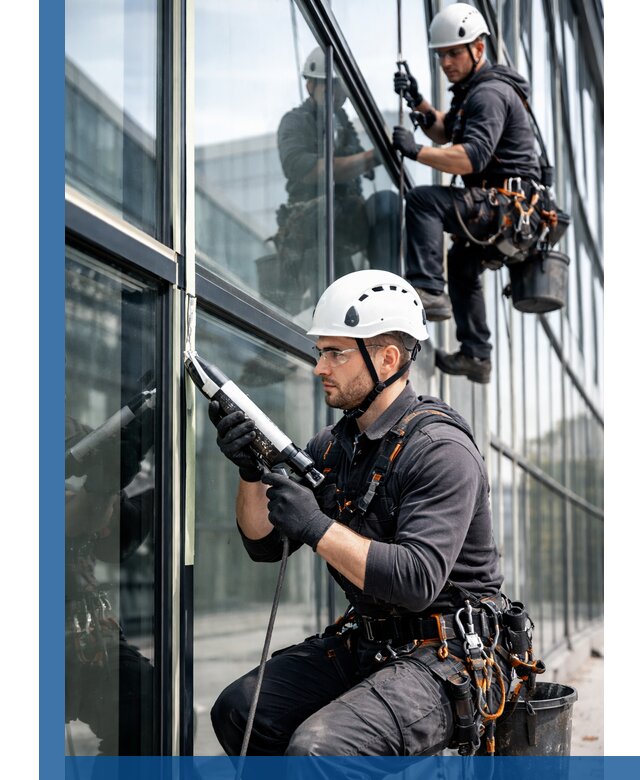 Герметизация витражных швов в Анапе для зданий и фасадов