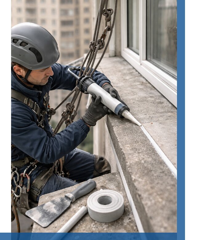 Герметизация балконного козырька в Анапе от 4673 р. | ВЫСОТНИК-Нпа