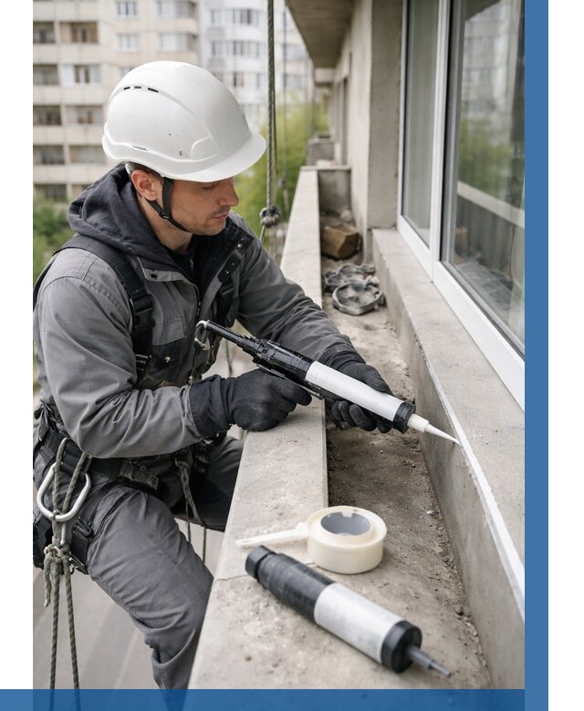 Герметизация швов лоджии в Анапе от 4673 р. | ВЫСОТНИК-Нпа