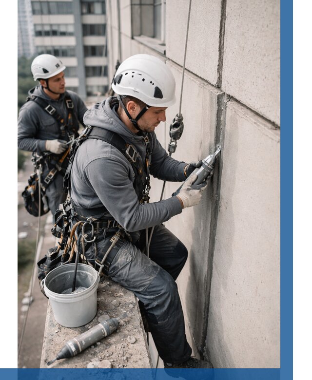 Ремонт деформационных швов здания в Анапе от 1038 р. | ВЫСОТНИК-Нпа