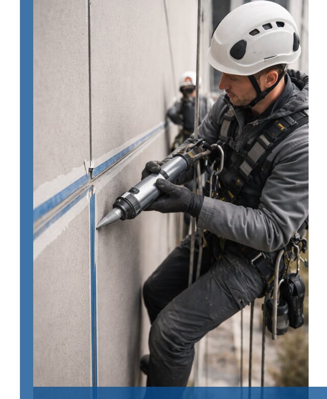 Герметизация стыков фасадных панелей в Анапе качественно и быстро