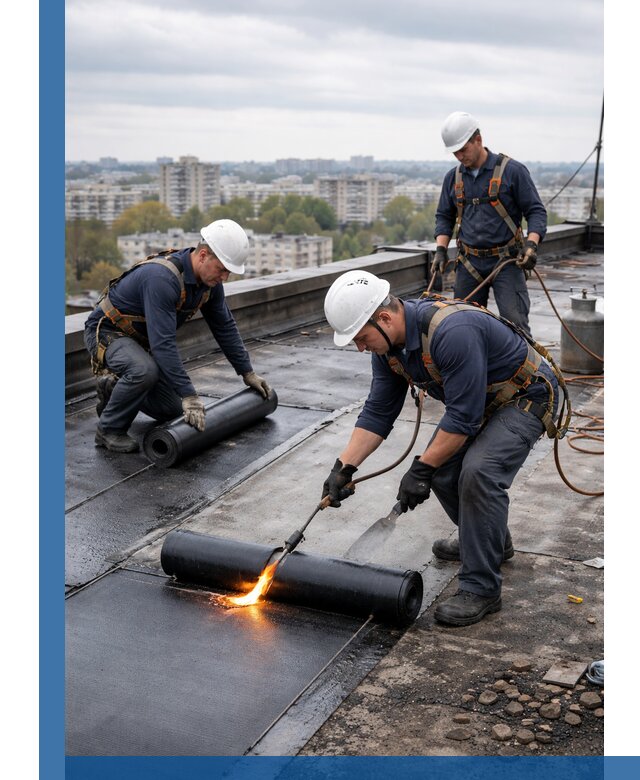 Ремонт наплавляемой кровли в Анапе качественно и надежно