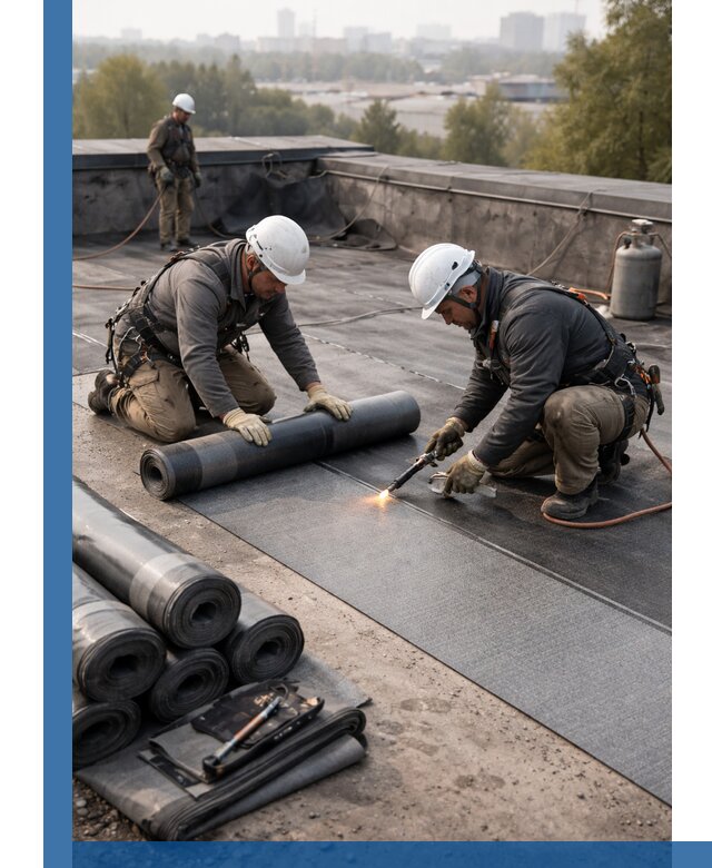 Монтаж мягкой кровли в Анапе профессионально и надежно