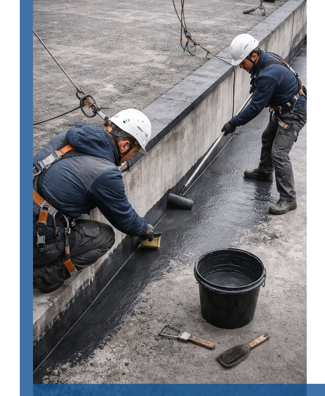 Гидроизоляция кровли жидкой резиной профессионально в Анапе