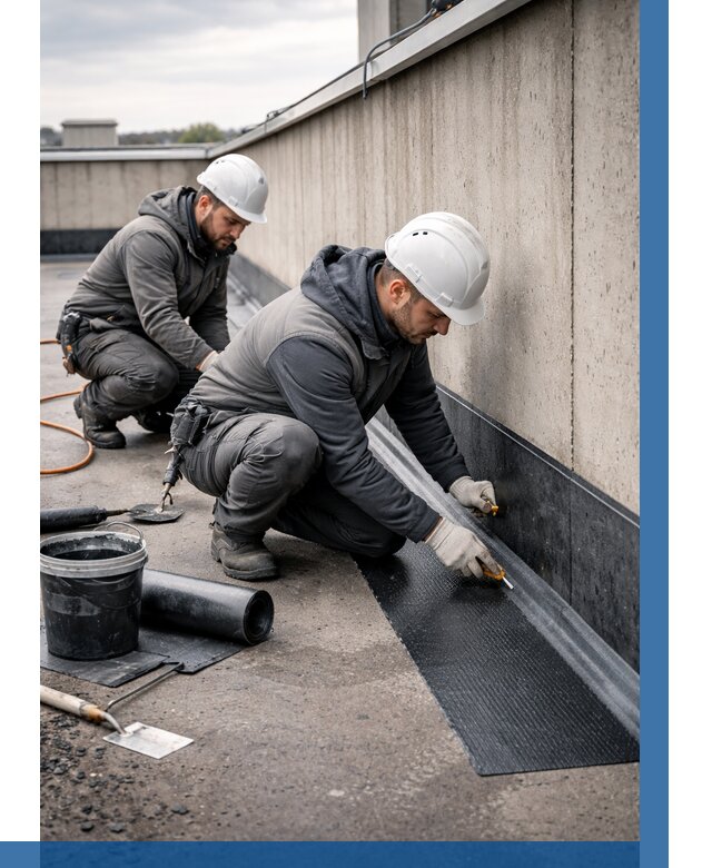 Гидроизоляция примыканий на кровле в Анапе от 935 р. | ВЫСОТНИК-Нпа