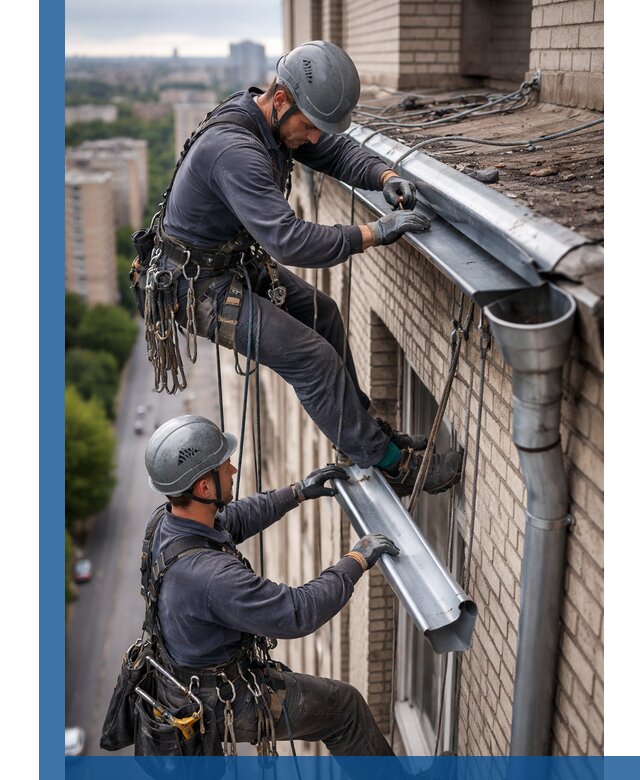 Ремонт водосточных желобов в Анапе, быстро и качественно