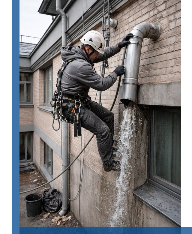 Профессиональная прочистка водосточных труб в Анапе с гарантией