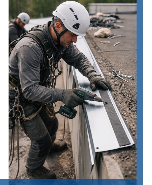 Монтаж капельника на кровле в Анапе от 312 р. | ВЫСОТНИК-Нпа