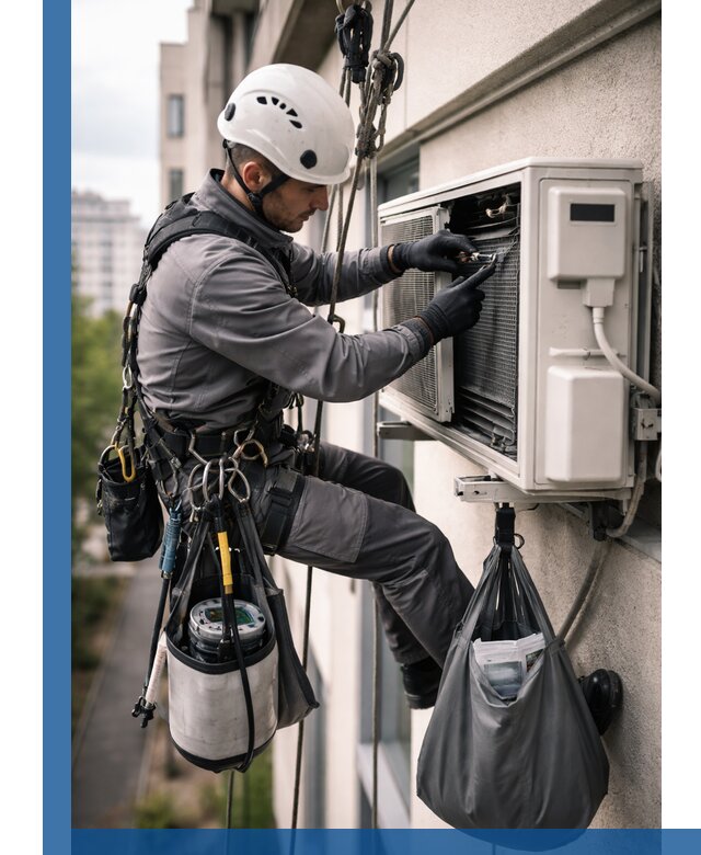 Обслуживание внешнего блока кондиционера в Анапе профессионально