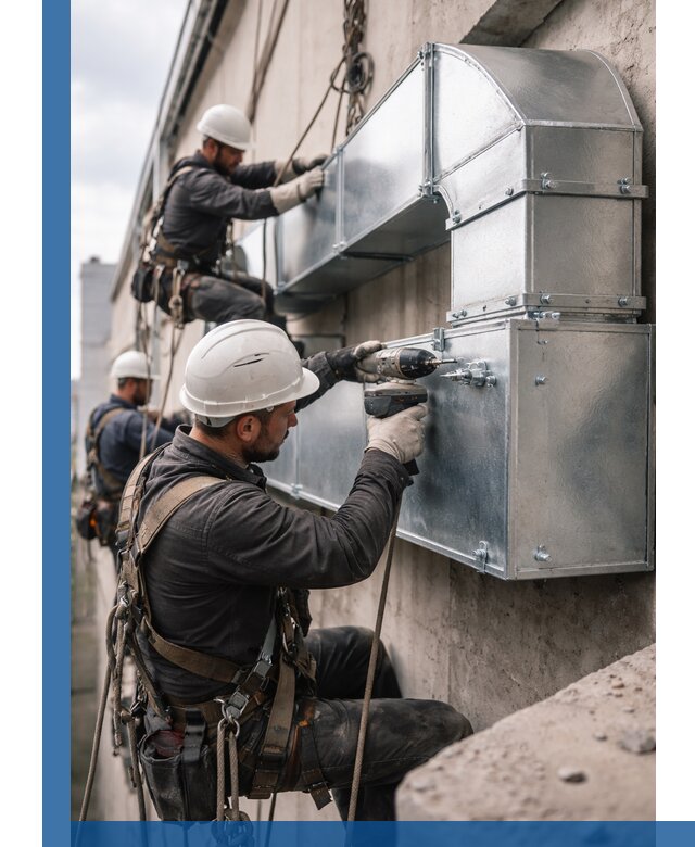 Профессиональный монтаж вентиляционных коробов в Анапе под ключ