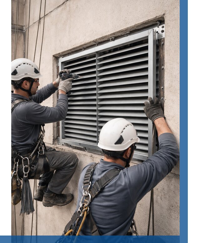 Монтаж вентиляционных решеток в Анапе от 4673 р. | ВЫСОТНИК-Нпа