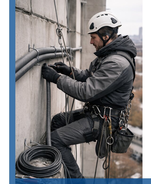 Профессиональный монтаж гофры для кабеля в Анапе с гарантией