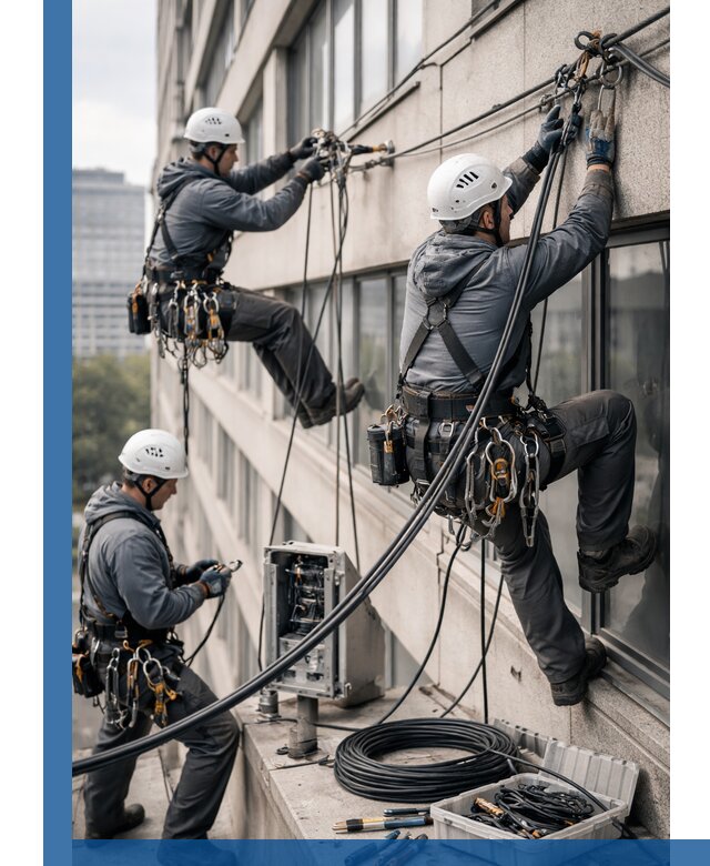 Прокладка оптоволоконного кабеля в Анапе под ключ с тестированием