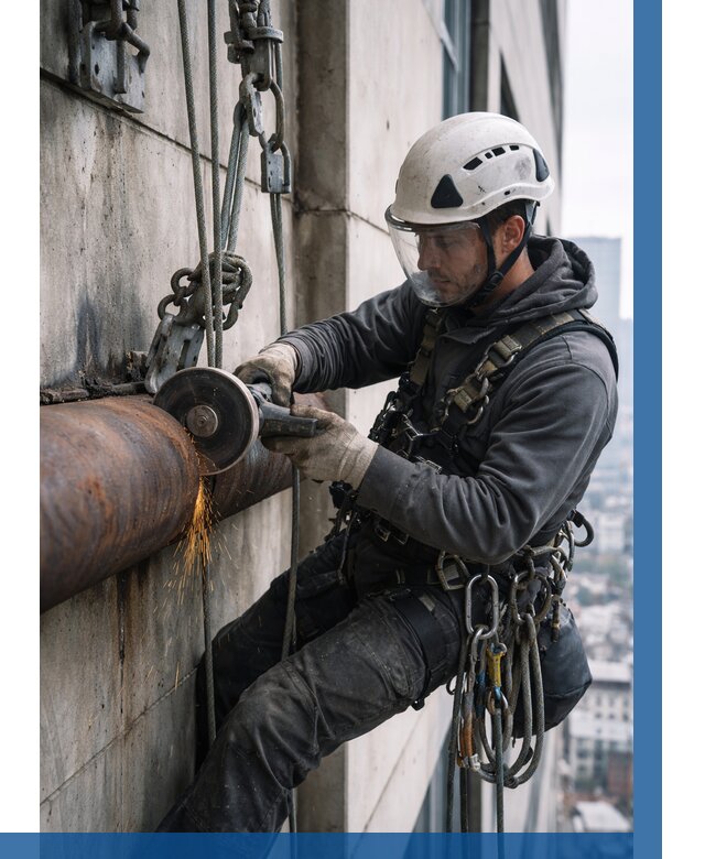 Резка металла на высоте в Анапе по цене от 4673 р. | ВЫСОТНИК-Нпа