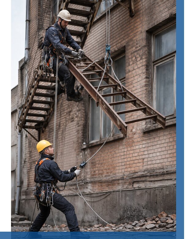 Демонтаж пожарной лестницы в Анапе от 12461 р. | ВЫСОТНИК-Нпа