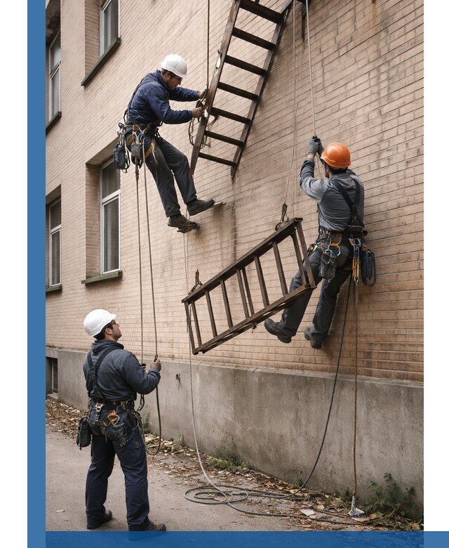 Демонтаж пожарной лестницы в Анапе быстро и безопасно