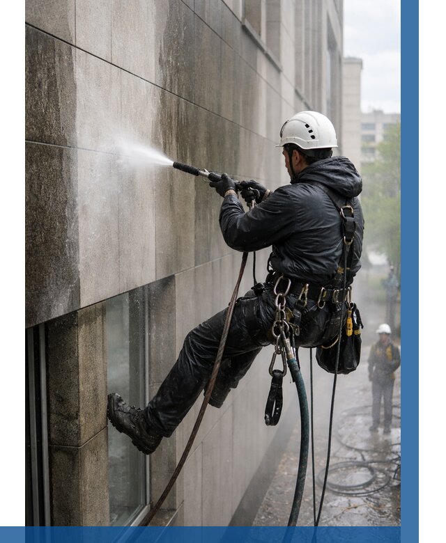 Гидроструйная очистка поверхностей в Анапе от 883 р. | ВЫСОТНИК-Нпа