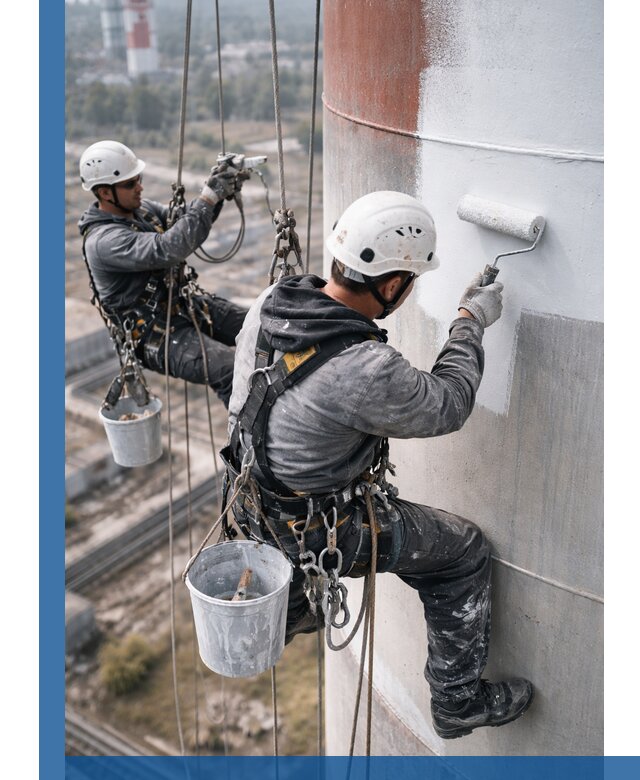 Покраска дымовых труб в Анапе: антикоррозийная защита и восстановление