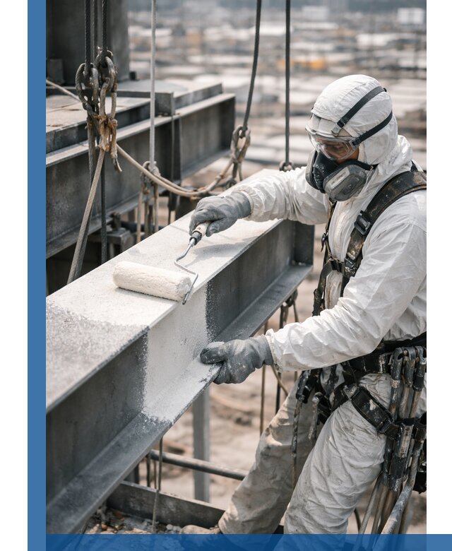 Профессиональная огнезащитная обработка металлоконструкций в Анапе