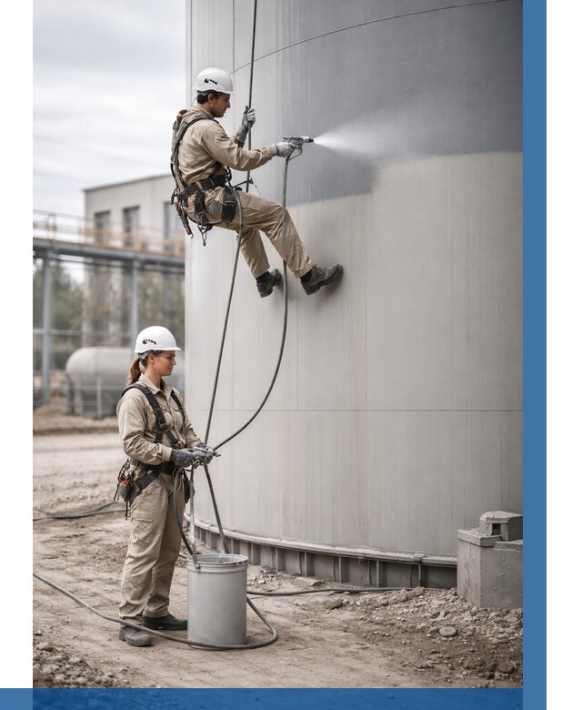 Покраска резервуаров в Анапе от 1246 р. | ВЫСОТНИК-Нпа — заказать