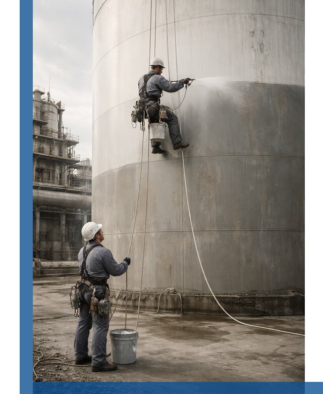 Покраска стальных резервуаров и емкостей в Анапе профессионально