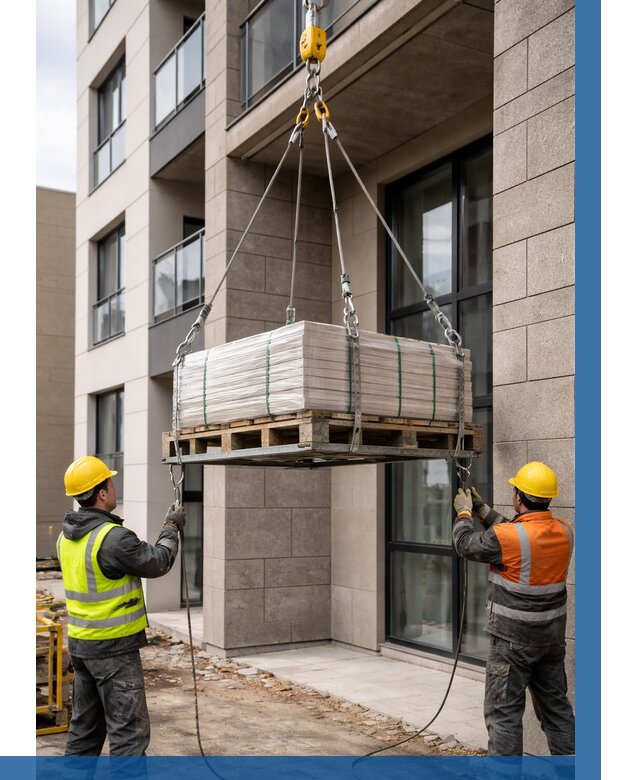 Подъем керамогранита на этаж в Анапе от 3634 р. | ВЫСОТНИК-Нпа