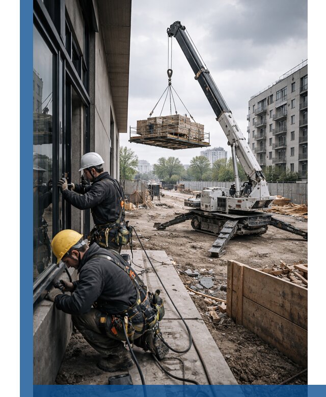 Аренда крана Пионер в Анапе для строительных работ