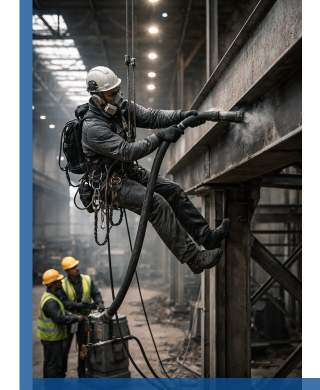 Обеспыливание конструкций в цехах промышленного производства в Анапе