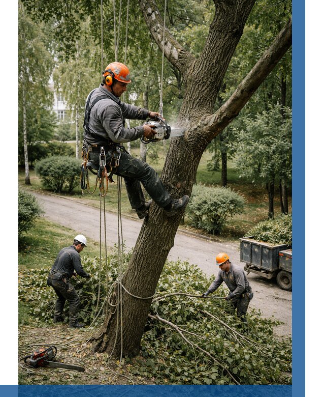 Кронирование деревьев в Анапе от 6750 р. | ВЫСОТНИК-Нпа