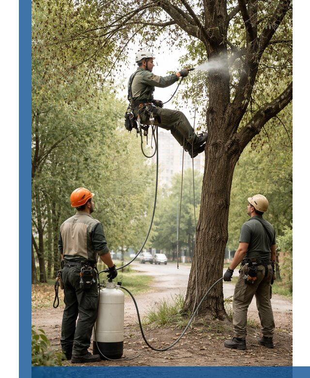 Обработка деревьев от вредителей в Анапе профессиональная защита