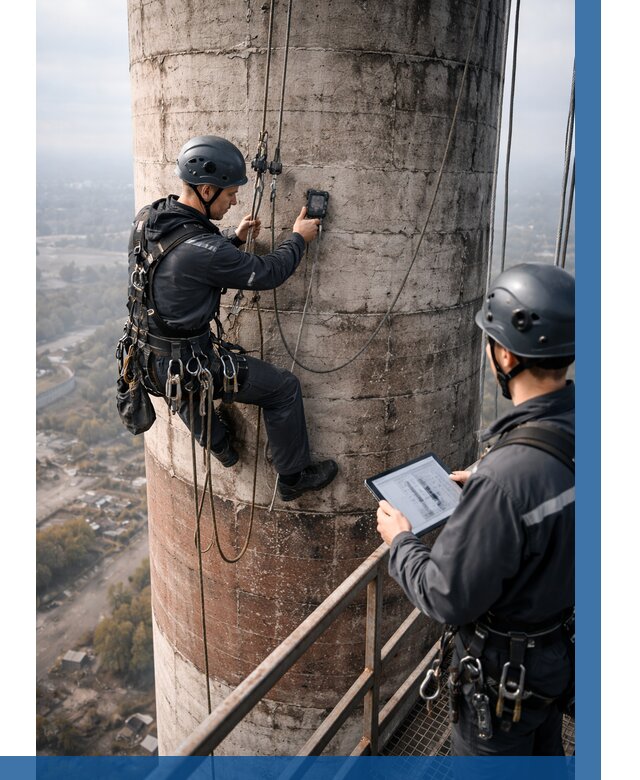 Обследование дымовой трубы в Анапе от 8307 р. | ВЫСОТНИК-Нпа