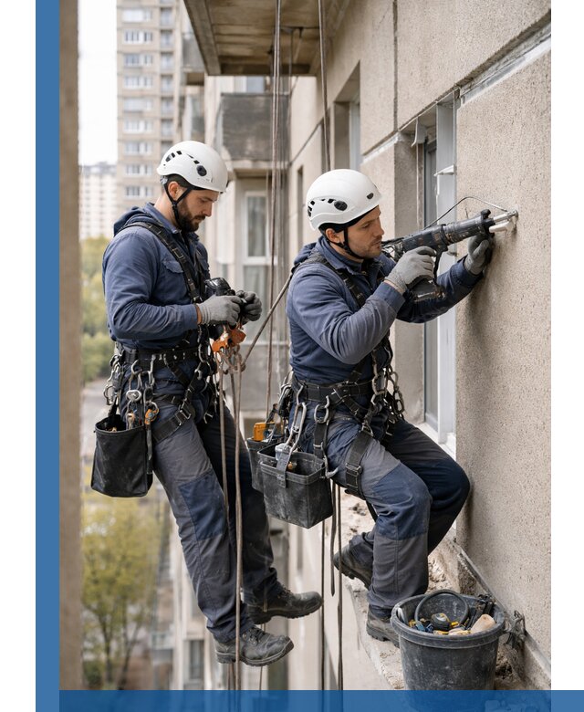 Промышленные альпинисты высотные работы и монтаж в Анапе